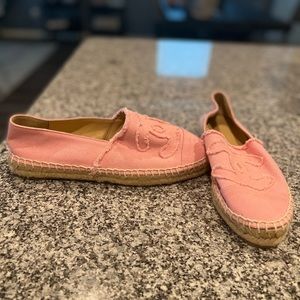 Designer Pink Espardrilles